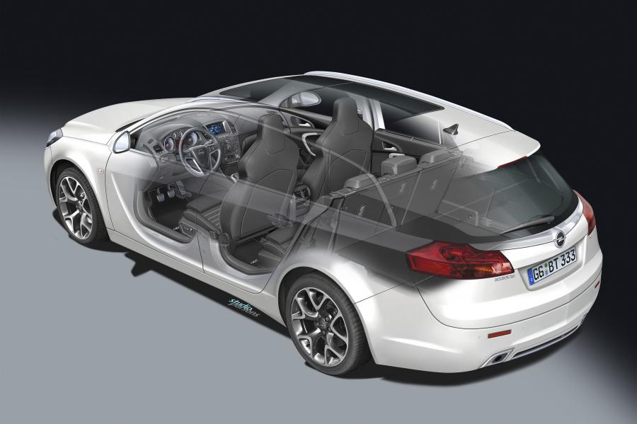 Схема Opel Insignia OPC Sports Tourer 2009 года  (фото 39 из 49)